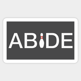 Abide Sticker